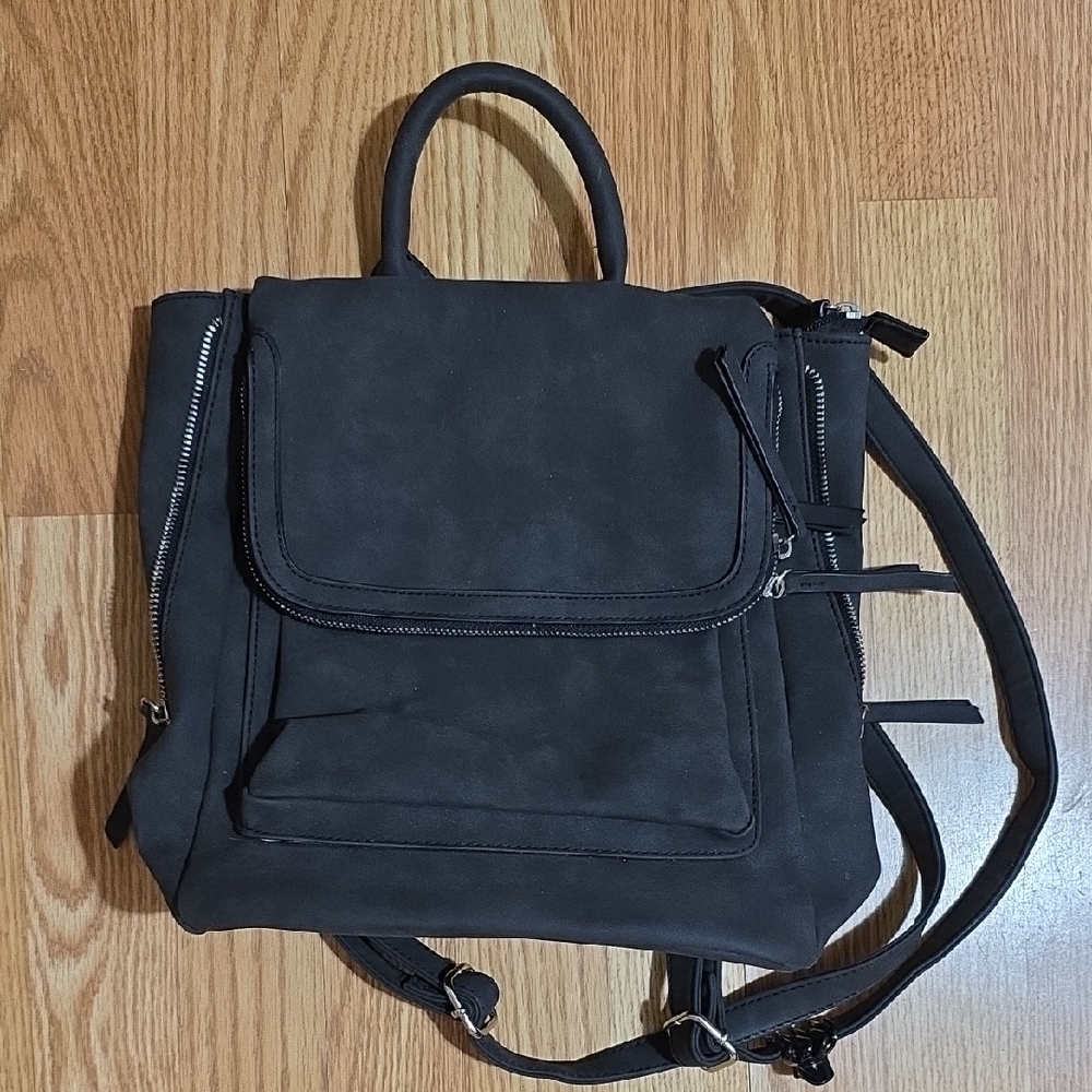 Grey Women's Purse Backpack